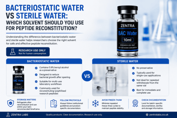 Bacteriostatic Water vs Sterile Water: Which Solvent Should You Use for  Peptide Reconstitution?